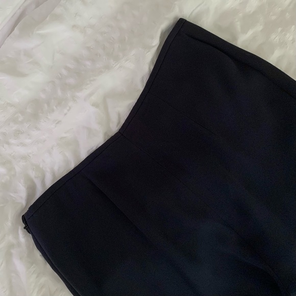 Escada Navy 100% Silk Wide Leg Pants - Picture 10 of 15